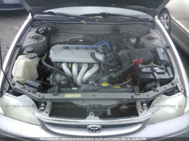 1NXBR12E4XZ224822 - 1999 TOYOTA COROLLA VE/CE/LE 银色 照片 10
