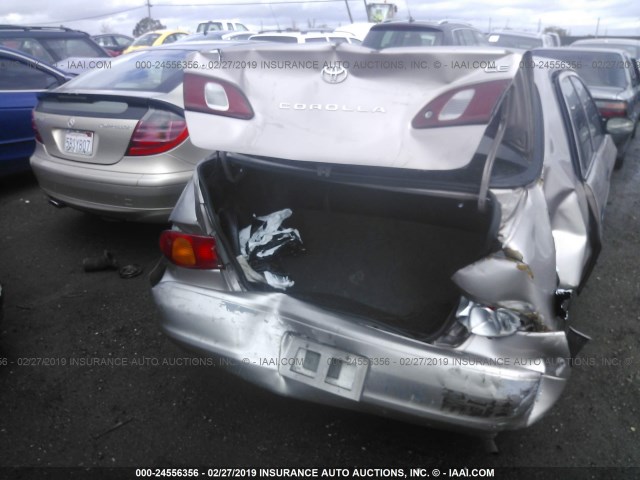 1NXBR12E4XZ224822 - 1999 TOYOTA COROLLA VE/CE/LE 银色 照片 6
