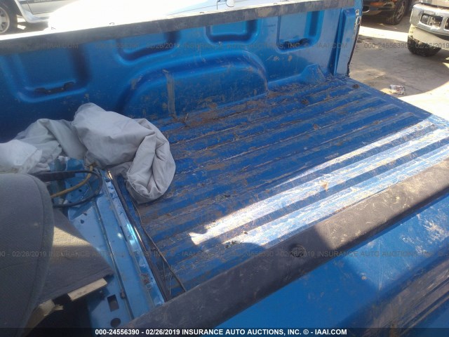 1FTYR10C3YPA10629 - 2000 FORD RANGER BLUE photo 8