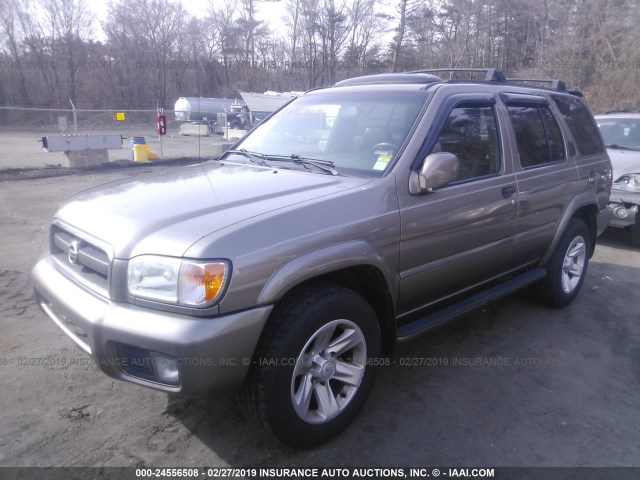 JN8DR09Y92W731093 - 2002 NISSAN PATHFINDER LE/SE GRAY photo 2