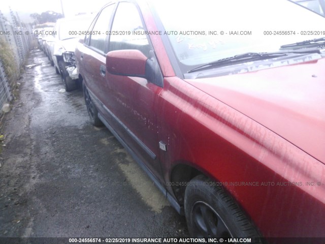 YV1VS29531F640187 - 2001 VOLVO S40 1.9T RED photo 6