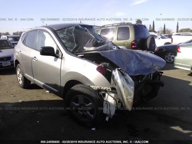 JN8AS5MT9CW609920 - 2012 NISSAN ROGUE S/SV GRAY photo 1