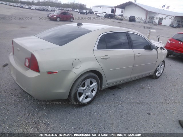 1G1ZB5E00CF104702 - 2012 CHEVROLET MALIBU LS GOLD photo 4