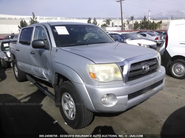 3TMJU4GN4AM101784 - 2010 TOYOTA TACOMA DOUBLE CAB PRERUNNER SILVER photo 1