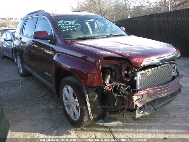 2GKALNEK6H6177064 - 2017 GMC TERRAIN SLE MAROON photo 1