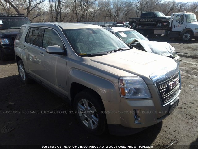 2GKFLREK1C6223647 - 2012 GMC TERRAIN SLE BEIGE photo 1