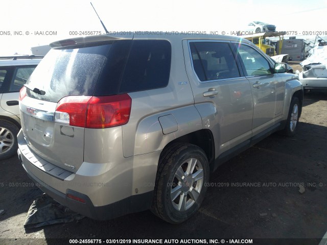 2GKFLREK1C6223647 - 2012 GMC TERRAIN SLE BEIGE photo 4