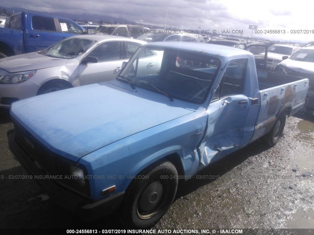 JM2UC2215E0836870 - 1984 MAZDA B2000 LONG BED BLUE photo 2