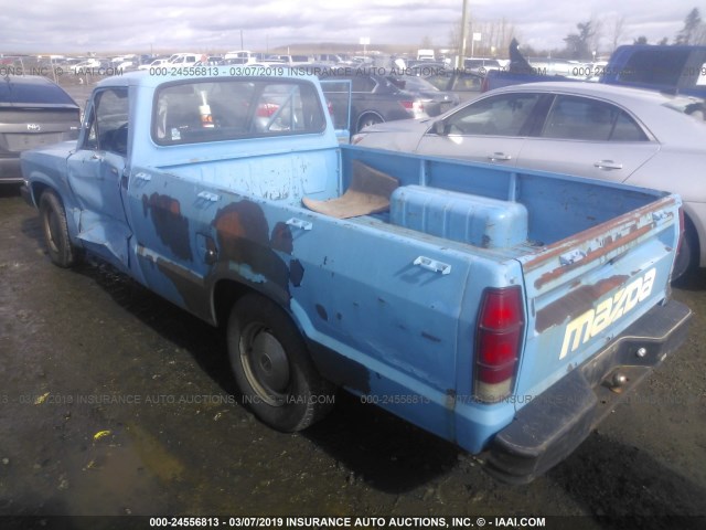 JM2UC2215E0836870 - 1984 MAZDA B2000 LONG BED BLUE photo 3