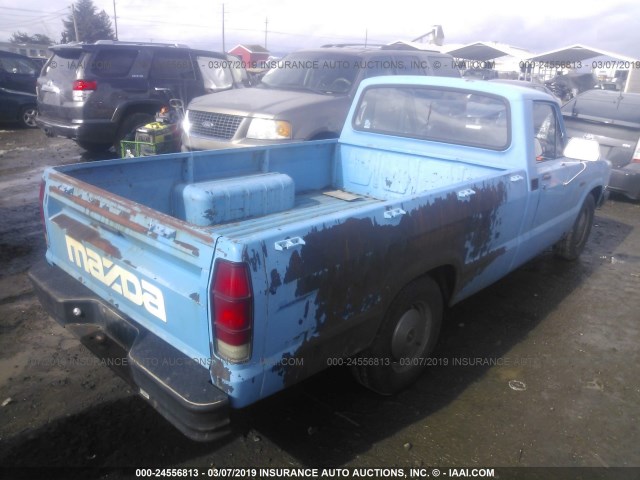 JM2UC2215E0836870 - 1984 MAZDA B2000 LONG BED BLUE photo 4