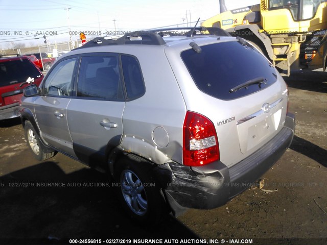 KM8JN72D66U410359 - 2006 HYUNDAI TUCSON GLS/LIMITED 银色 照片 3