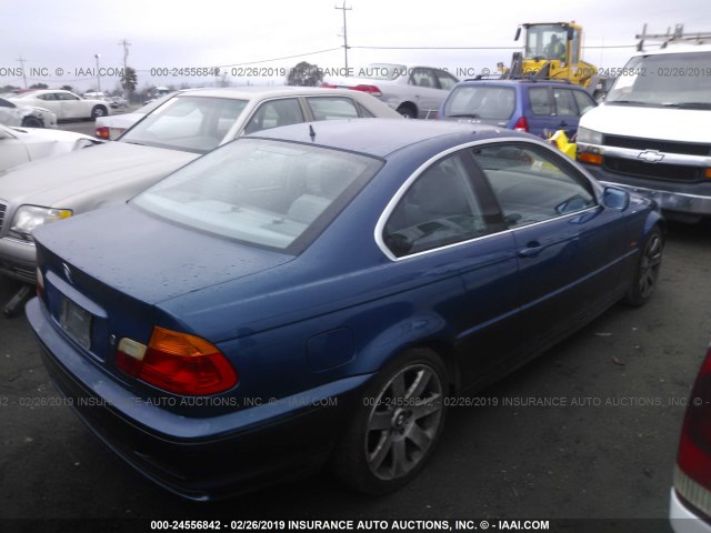 WBABM3344YJN85455 - 2000 BMW 323 CI BLUE photo 4