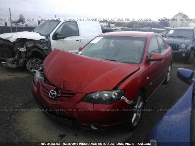 JM1BK323841202001 - 2004 MAZDA 3 S RED photo 2