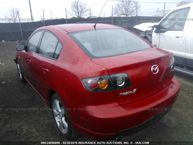 JM1BK323841202001 - 2004 MAZDA 3 S RED photo 3