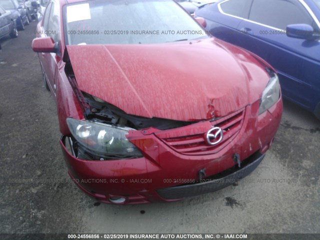 JM1BK323841202001 - 2004 MAZDA 3 S RED photo 6