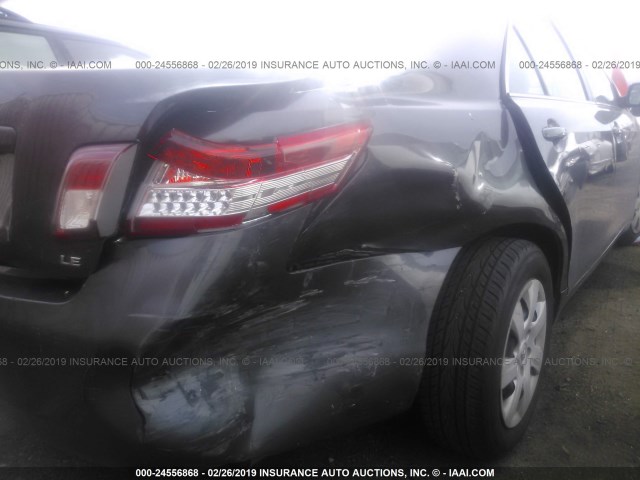 4T4BF3EK4BR209399 - 2011 TOYOTA CAMRY SE/LE/XLE 灰色 照片 6