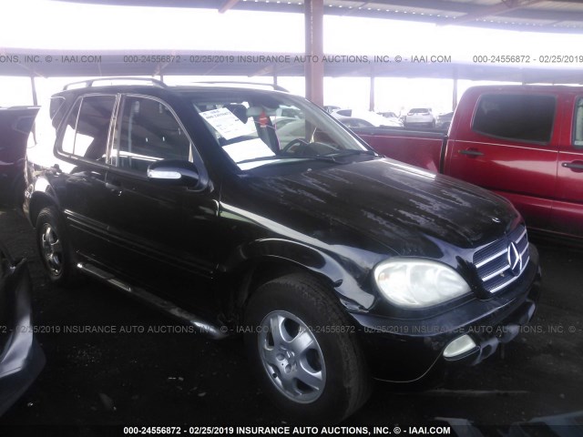 4JGAB54E93A377387 - 2003 MERCEDES-BENZ ML 320 BLACK photo 1