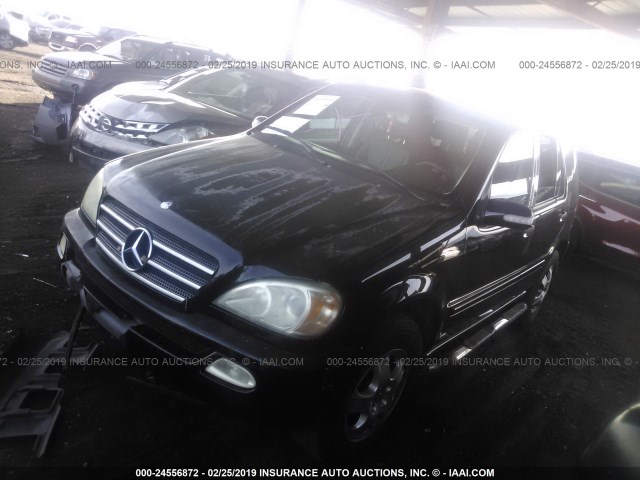 4JGAB54E93A377387 - 2003 MERCEDES-BENZ ML 320 BLACK photo 2