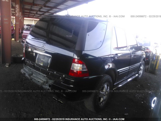 4JGAB54E93A377387 - 2003 MERCEDES-BENZ ML 320 BLACK photo 4