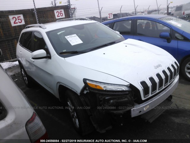 1C4PJMCB3GW164334 - 2016 JEEP CHEROKEE LATITUDE WHITE photo 1