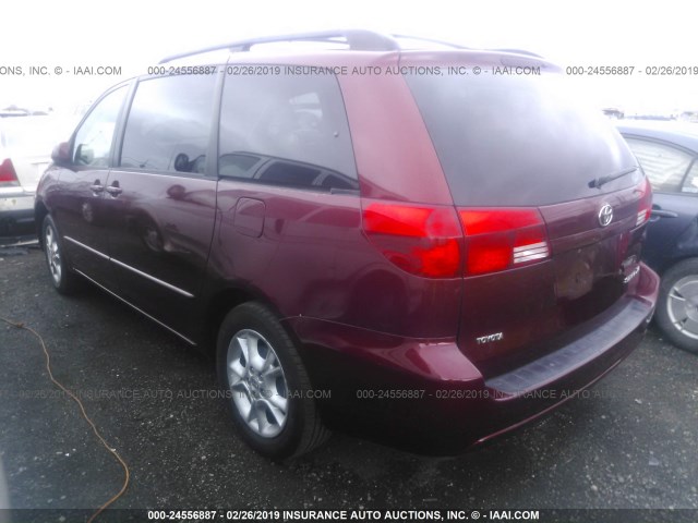 5TDZA22C44S024523 - 2004 TOYOTA SIENNA XLE/XLE LIMITED RED photo 3