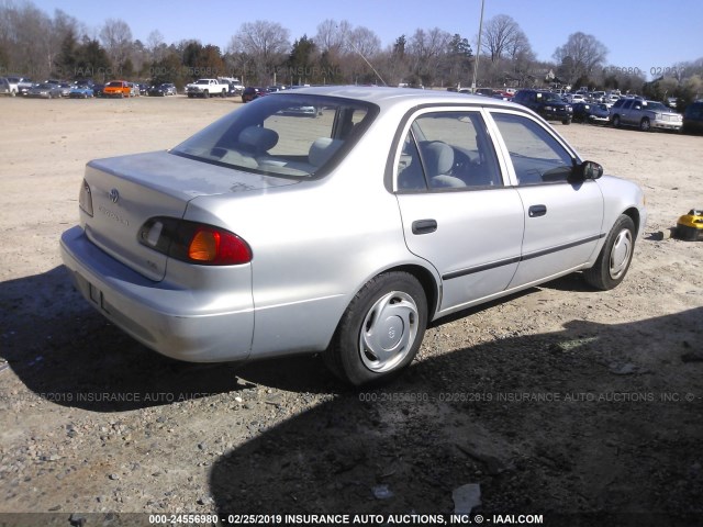 1NXBR12E7XZ203088 - 1999 TOYOTA COROLLA VE/CE/LE 银色 照片 4