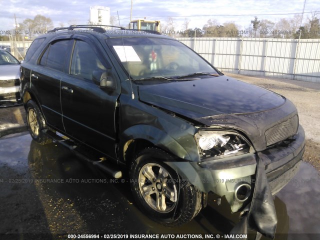 KNDJD733645203765 - 2004 KIA SORENTO EX/LX GREEN photo 1