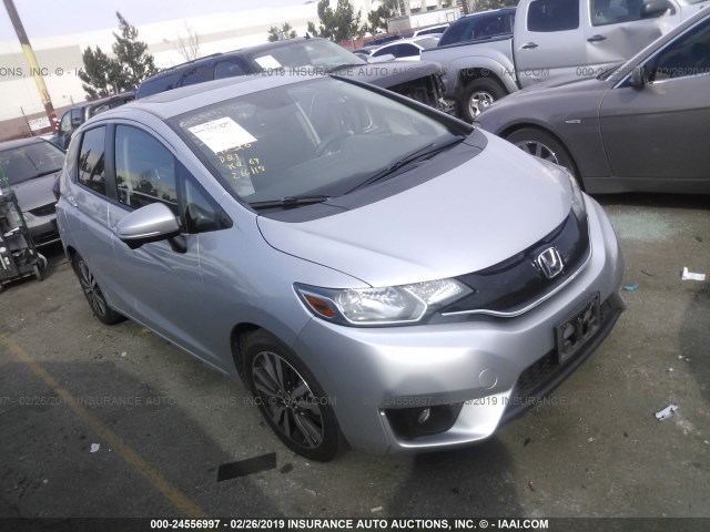 3HGGK5H89FM720470 - 2015 HONDA FIT EX/EXL SILVER photo 1