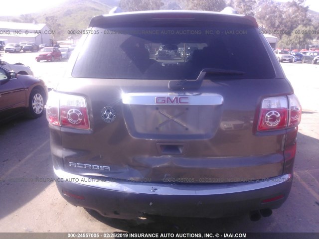 1GKKRNED1CJ253631 - 2012 GMC ACADIA SLE GRAY photo 6