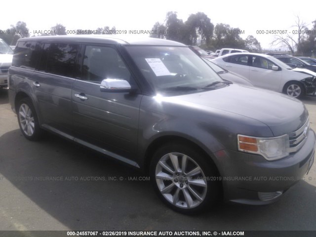 2FMGK5DC2ABA91343 - 2010 FORD FLEX LIMITED GRAY photo 1