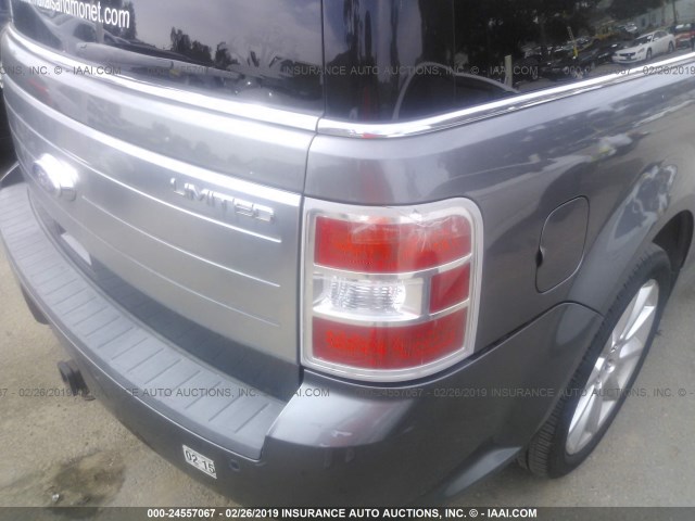 2FMGK5DC2ABA91343 - 2010 FORD FLEX LIMITED GRAY photo 6