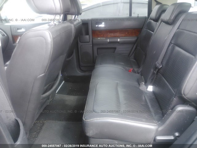 2FMGK5DC2ABA91343 - 2010 FORD FLEX LIMITED GRAY photo 8