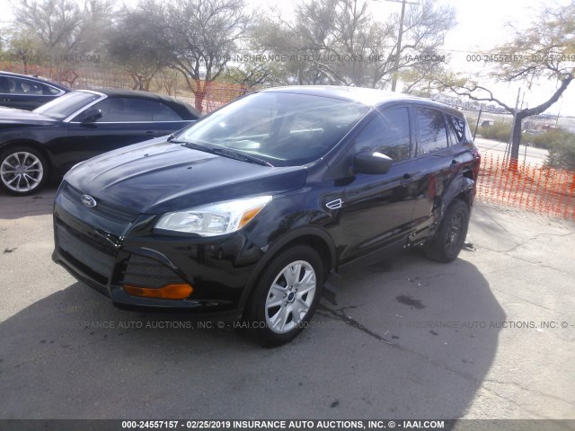 1FMCU0F78GUC44158 - 2016 FORD ESCAPE S BLACK photo 2