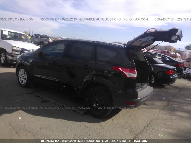 1FMCU0F78GUC44158 - 2016 FORD ESCAPE S BLACK photo 3