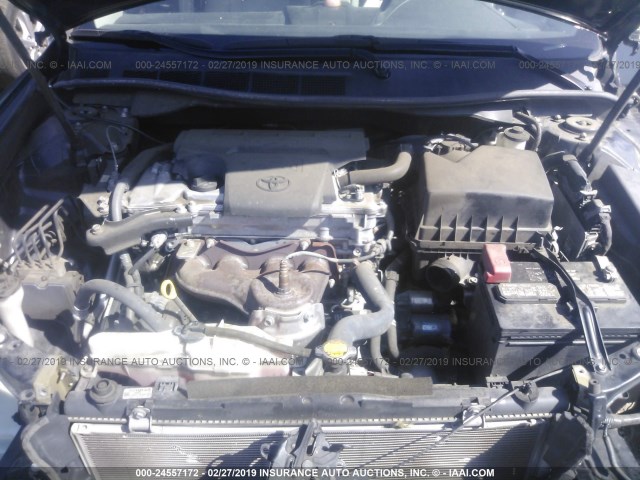 4T1BF1FK4EU405148 - 2014 TOYOTA CAMRY L/SE/LE/XLE 黑色 照片 10