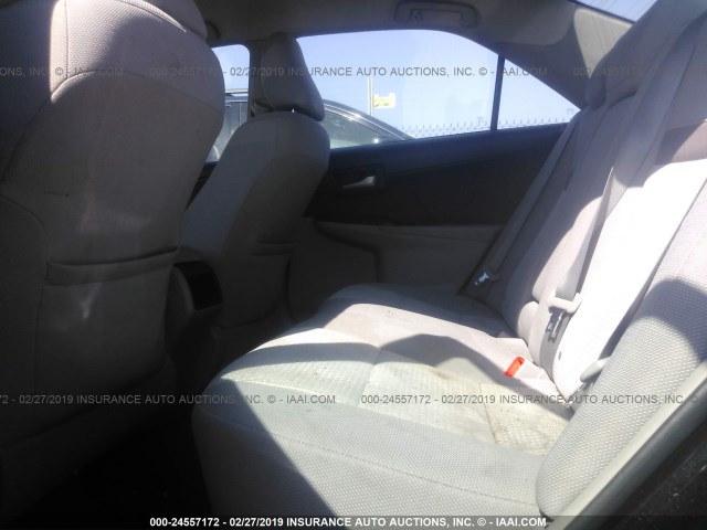 4T1BF1FK4EU405148 - 2014 TOYOTA CAMRY L/SE/LE/XLE 黑色 照片 8