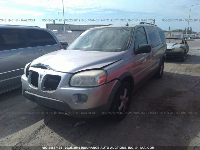 1GMDV33L55D253885 - 2005 PONTIAC MONTANA SV6 SILVER photo 2