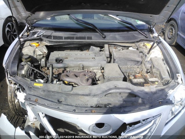 4T1BE46K67U584297 - 2007 TOYOTA CAMRY NEW GENERAT CE/LE/XLE/SE SILVER photo 10