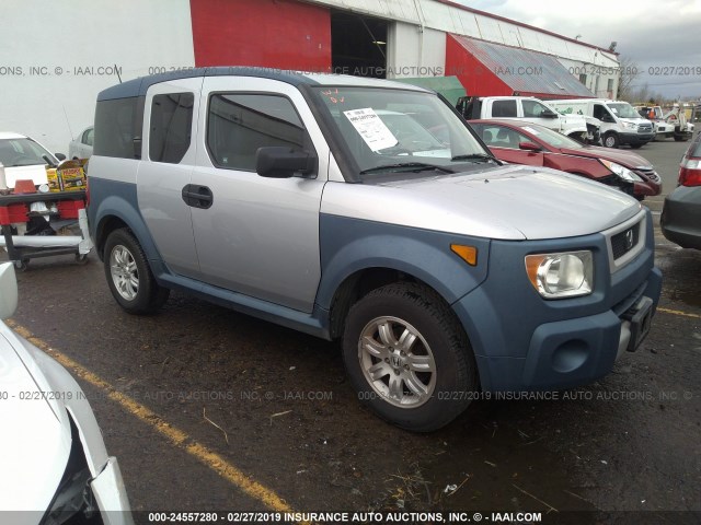 5J6YH18616L016784 - 2006 HONDA ELEMENT EX SILVER photo 1