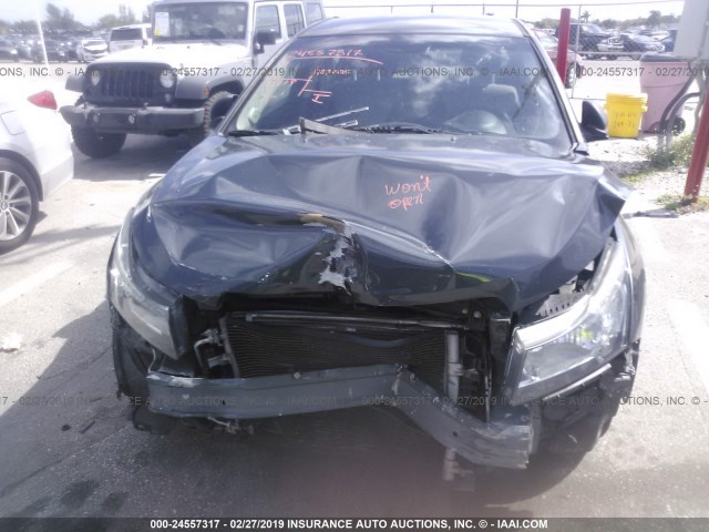 1G1PA5SG6D7157623 - 2013 CHEVROLET CRUZE LS GRAY photo 6