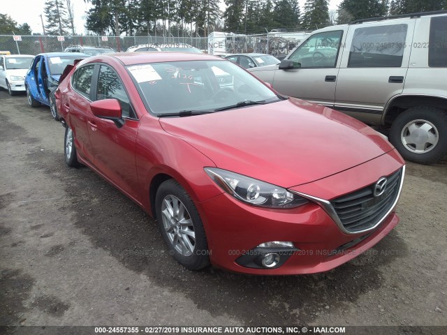 JM1BM1L79E1174257 - 2014 MAZDA 3 TOURING RED photo 1