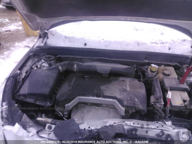 1G11C5SA8DF262665 - 2013 CHEVROLET MALIBU 1LT 银色 照片 10
