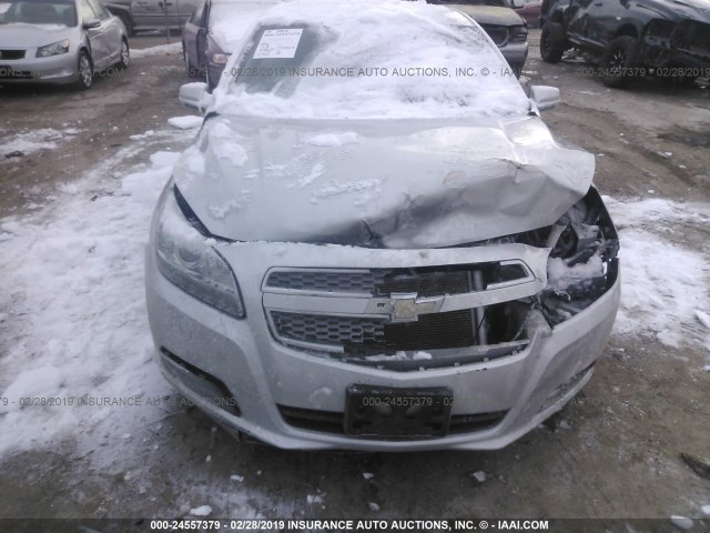 1G11C5SA8DF262665 - 2013 CHEVROLET MALIBU 1LT 银色 照片 6
