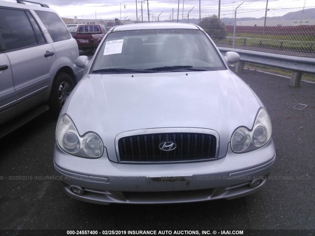 KMHWF35H55A122049 - 2005 HYUNDAI SONATA GLS/LX SILVER photo 6