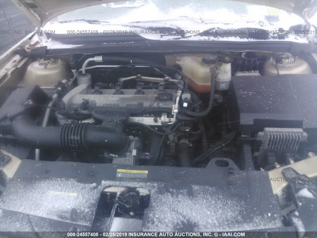 1G1ZS57F17F149798 - 2007 CHEVROLET MALIBU LS TAN photo 10