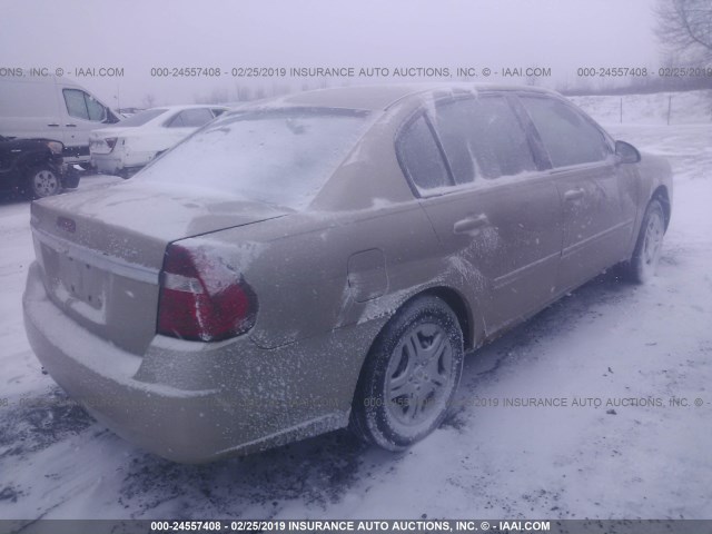1G1ZS57F17F149798 - 2007 CHEVROLET MALIBU LS TAN photo 4