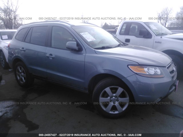 5NMSH13E57H038509 - 2007 HYUNDAI SANTA FE SE/LIMITED GRAY photo 1