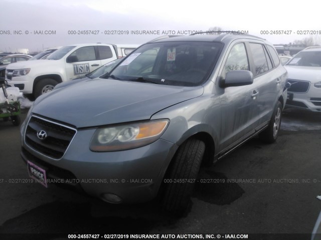 5NMSH13E57H038509 - 2007 HYUNDAI SANTA FE SE/LIMITED GRAY photo 2