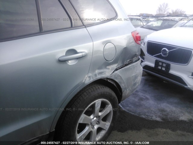 5NMSH13E57H038509 - 2007 HYUNDAI SANTA FE SE/LIMITED GRAY photo 6