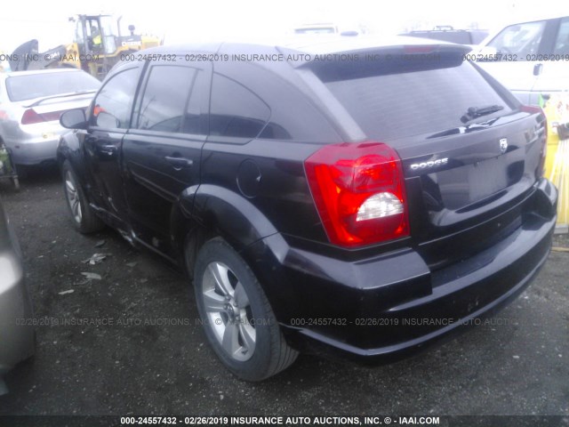 1B3CB4HA9AD532662 - 2010 DODGE CALIBER SXT BLACK photo 3